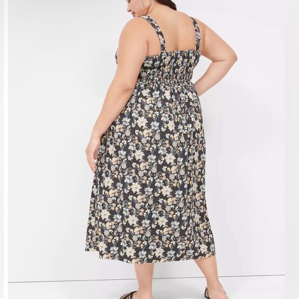 NWT LANE BRYANT Floral Sleeveless Dress - Picture 9 of 9